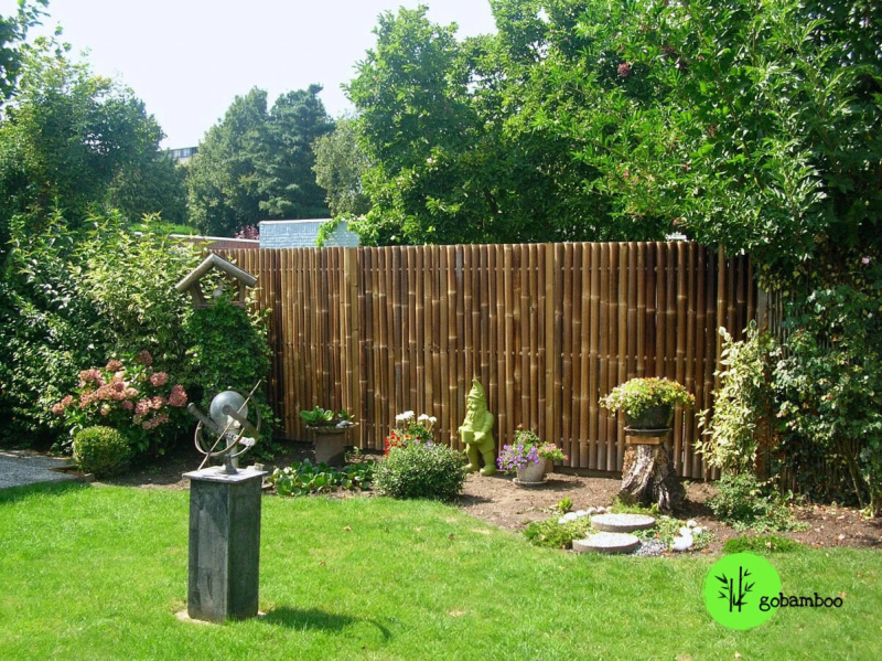 inspirace bambusový plot